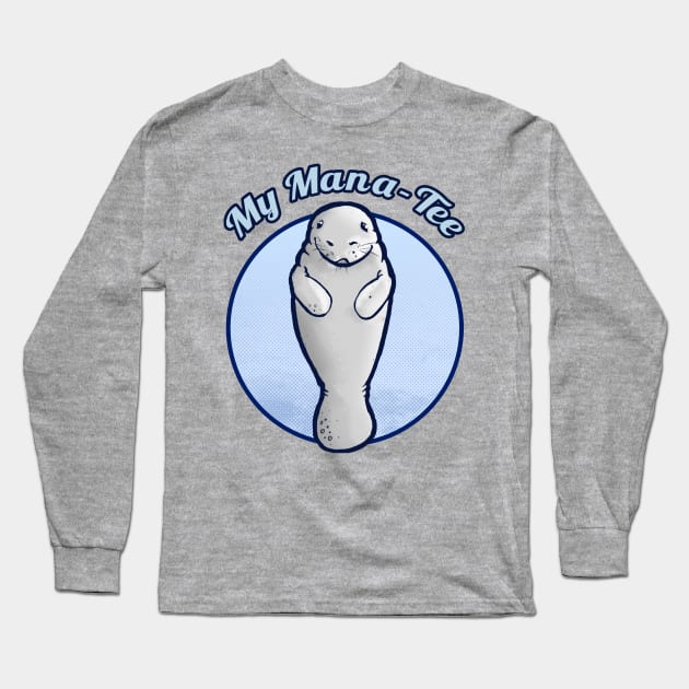 Manatee Long Sleeve T-Shirt by sparkmark